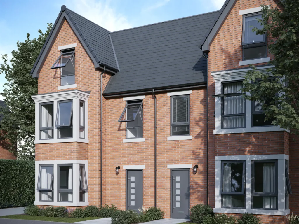 Grey Reversible Windows - Ashe Windows Grey Reversible Windows